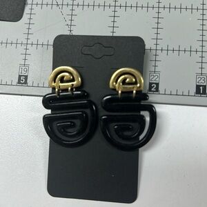 Black & Gold Earrings